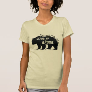 Camiseta Nós que as pessoas representam acima a natureza -