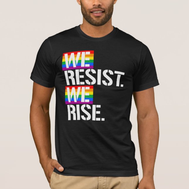 Camiseta Nós resistimos. (Frente)