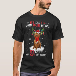 Camiseta Nós Sabemos Quando Você Tem Snacks Vizsla