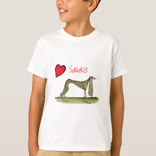 Camiseta nós salukis do luv de Tony Fernandes