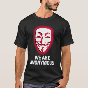 CAMISETA NÓS SOMOS ANÓNIMOS. (VERMELHO)
