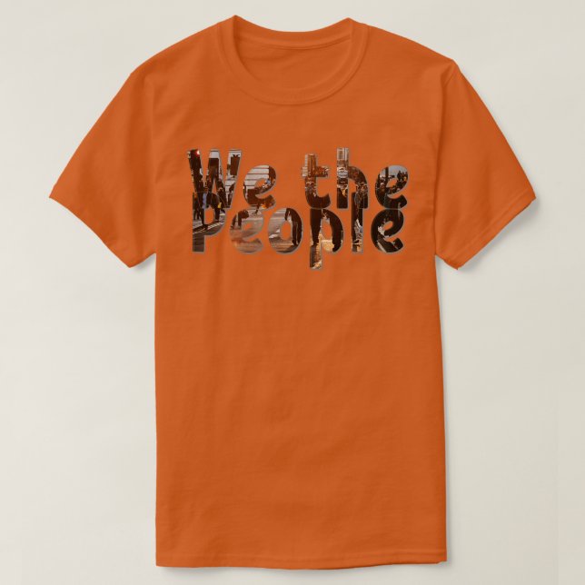 Camiseta Nós somos as Pessoas (Frente do Design)