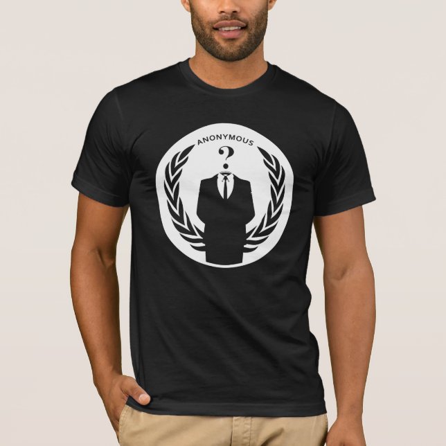 Camiseta Nós somos logotipo anónimo (Frente)