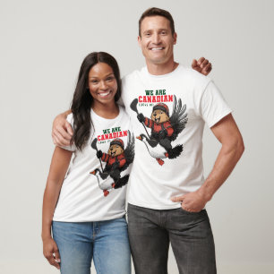 Camiseta Nós Somos O Vendedor De Hóquei Canadense