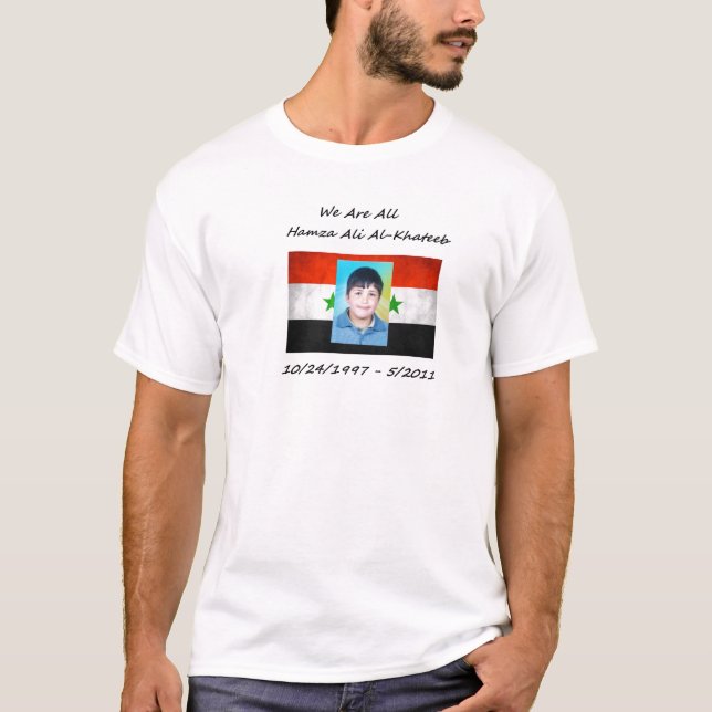Camiseta Nós somos todo o al-Khateeb de Hamza Ali (Frente)