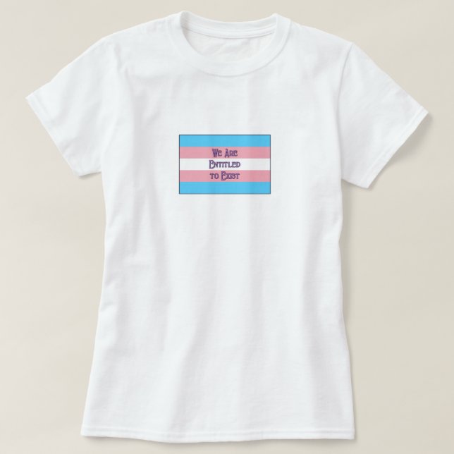 Camiseta Nós Somos Trans... (Frente do Design)