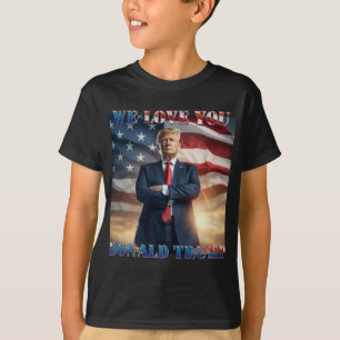 Camiseta Nós Te Amamos Donald Trump
