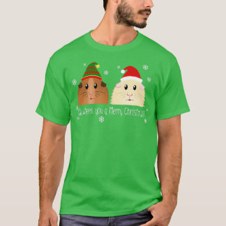 Camiseta Nós Te Enganamos Um Feliz Natal Guiné, Pig Christm