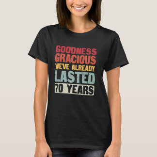 Camiseta Nós temos 70 anos casados Engraçados 70 Casando Um