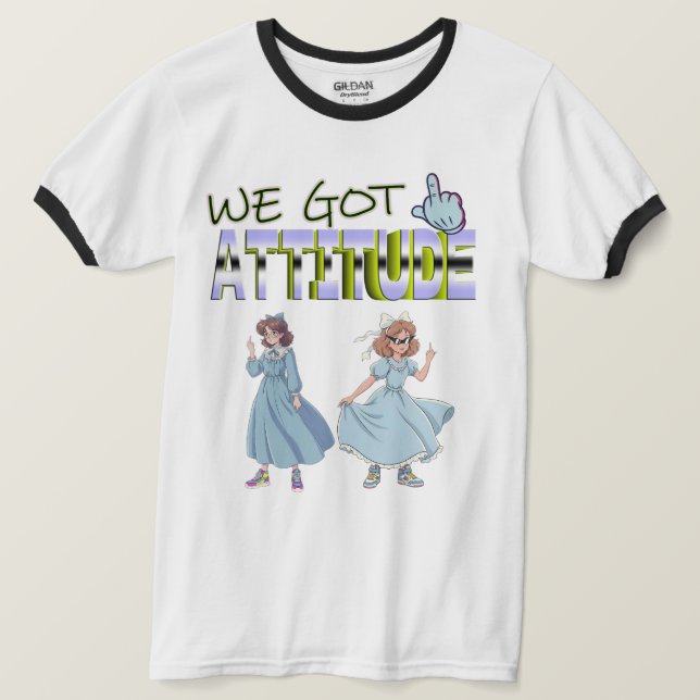 Camiseta Nós Temos Atitude (Frente do Design)