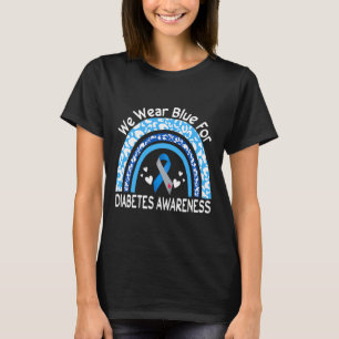 Camiseta Nós Usamos Azul Para Conscientização Sobre Diabete