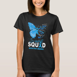 Camiseta Nós Usamos Borboleta Azul de Apoio à Conscientizaç