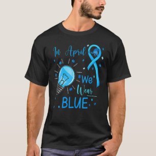 Camiseta Nós Usamos Fita Azul de Conscientização do Autismo