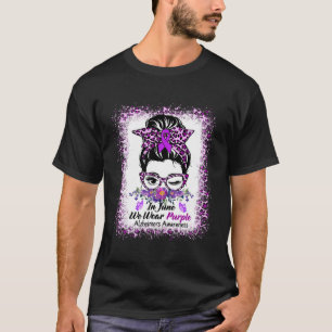 Camiseta Nós Usamos Roxo Alzheimerheimer Conscientização Co
