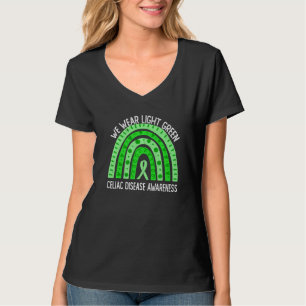 Camiseta Nós Usamos Verde Claro Para a Conscientização da D
