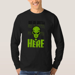 Camiseta Nós Vamos Cair Fora Conspiração Alienígena Alieníg