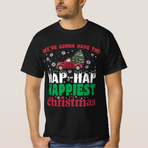 Camiseta Nós Vamos Ter O Natal Mais Feliz Feliz Feliz
