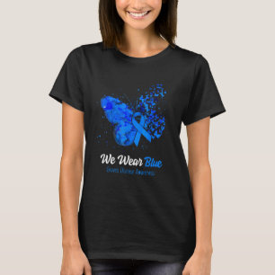 Camiseta Nós Vestimos a Borboleta da Consciência da Doença