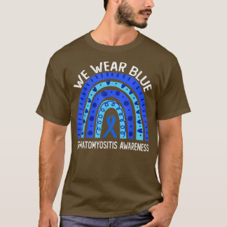 Camiseta Nós Vestimos Azul Para A Consciência Da Dermatomio