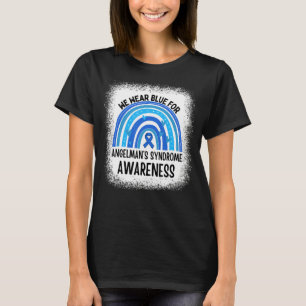Camiseta Nós Vestimos Azul Para A Síndrome De Angelman Aten