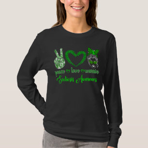 Camiseta Nós Vestimos Escoliose Verde Sensibilização Paz Am