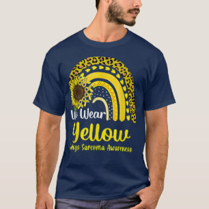 Camiseta Nós Vestimos Ewing Amarelo Sarcoma Consciência Arc
