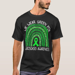 Camiseta Nós Vestimos Fita Verde Para A Consciência Da Gast