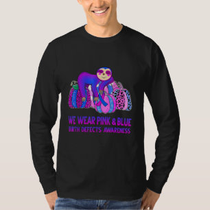 Camiseta Nós Vestimos Pink E Azul O Nascimento Dói Slot De