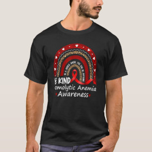 Camiseta Nós Vestimos Vermelho Para Anemia Hemolítica Sensi