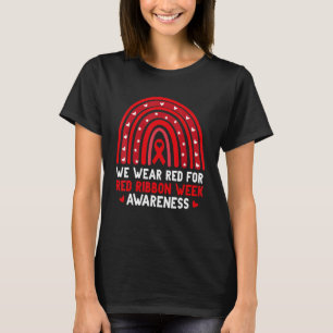Camiseta Nós Vestimos Vermelho Para Semana Vermelha Sensibi