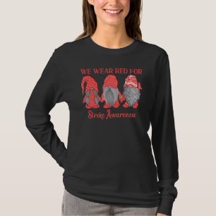 Camiseta Nós Vestimos Vermelho Para Sensibilizar O Fósforo