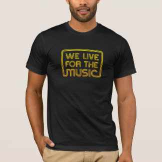 Camiseta Nós vivemos para o amarelo da música com o RR