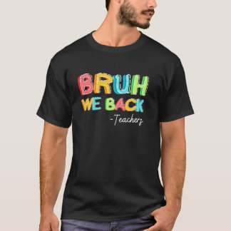 Camiseta Nós Voltamos Design Divertido de Volta às Aulas Pa