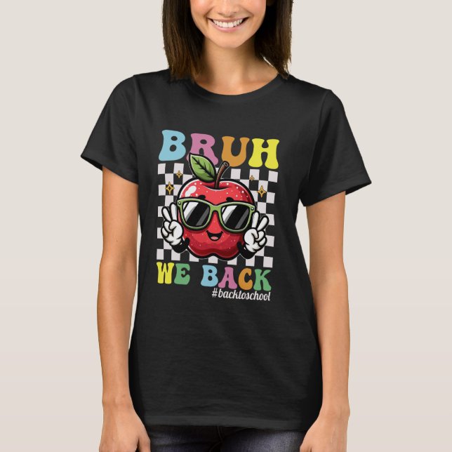 Camiseta Nós Voltamos Professores Groovy De Volta à Escola  (Frente)