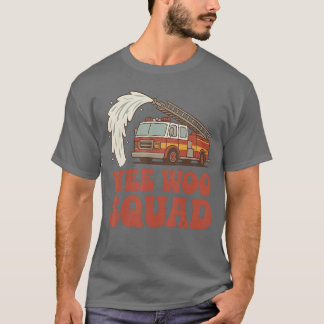 Camiseta Nós Woo Squad Bombeiro Fireruck Roupa Masculina Fe