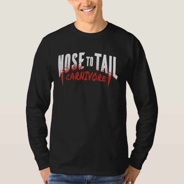 Camiseta Nose to tail carnivore (Frente)