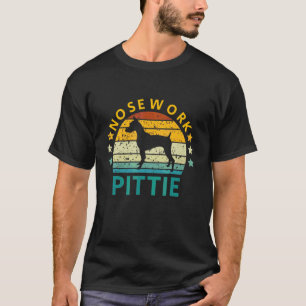 Camiseta Nose Work Pittie Dobermann Dog Silhouket 1