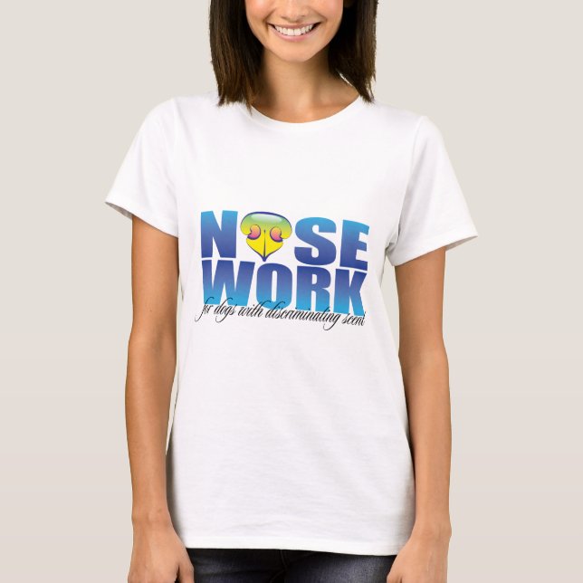 Camiseta Nosework para cães com perfume discriminador (Frente)