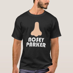 Camiseta Nosey Parker Big Nose Engraçado Óculos de espia 