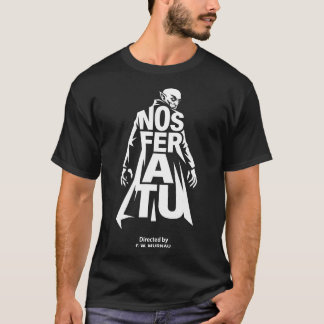 Camiseta Nosferatu 1922 F.W. Murnau Conde Orlok Filme Mudo