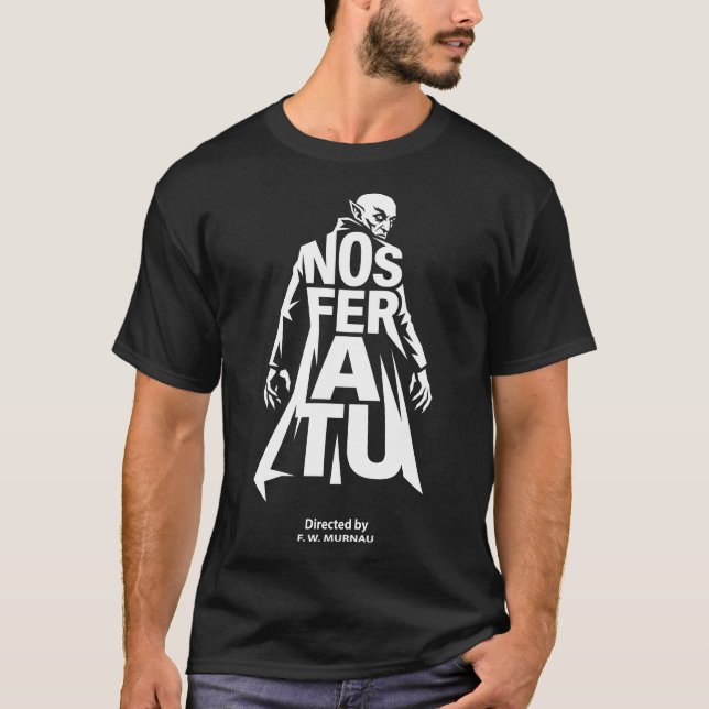 Camiseta Nosferatu 1922 F.W. Murnau Count Orlok Silent Film (Frente)