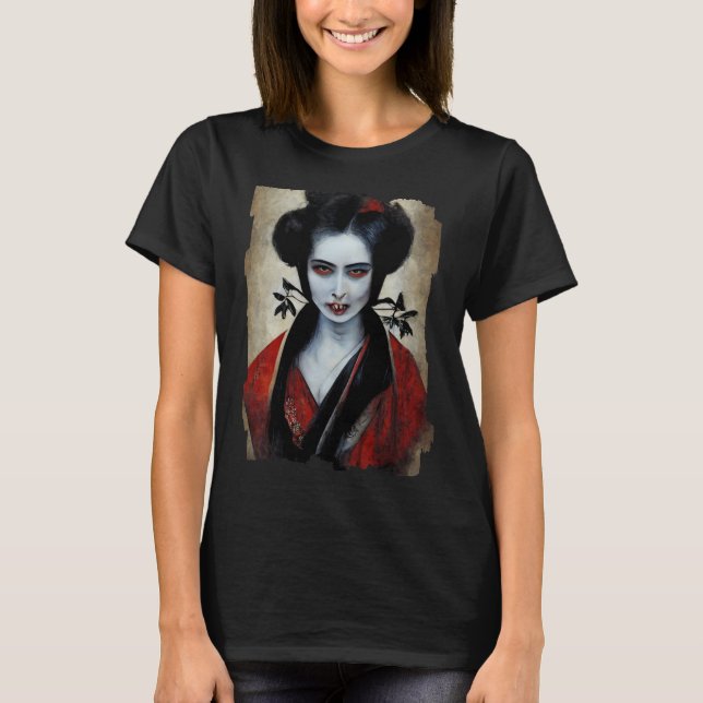 Camiseta Nosferatu Geisha | Retrato De Um Vampiro (Frente)