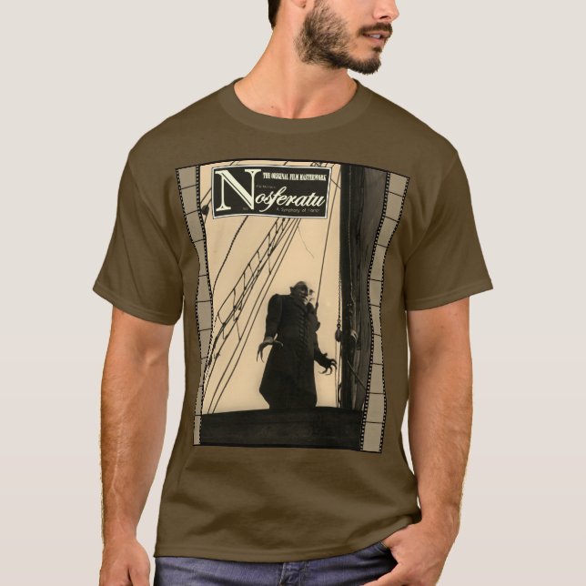 Camiseta Nosferatu Horror Film T-Shirt (Frente)