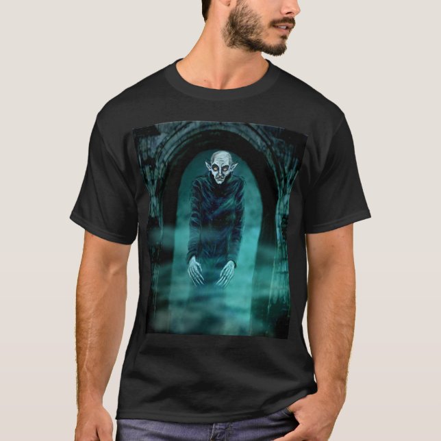 Camiseta Nosferatu o t-shirt por dizer 2 da origem (Frente)