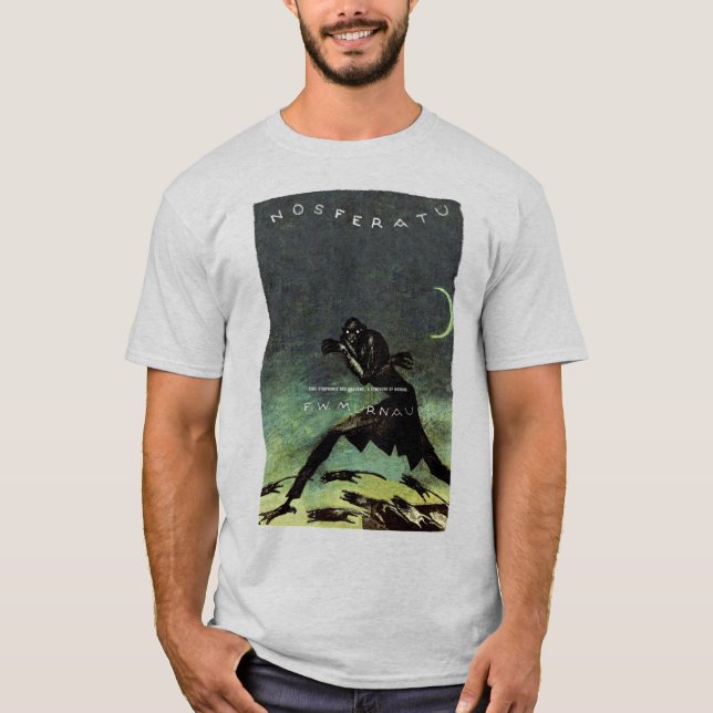 Camiseta Nosferatu Poster T-Shirt clássico '1922' (Frente)