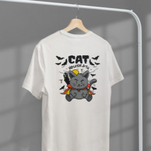 Camiseta Nosferatu Vampire Cat Cartoon
