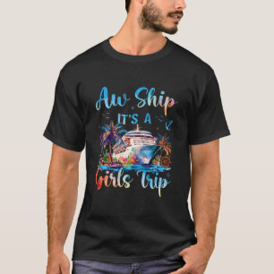 Camiseta Nossa É Uma Viagem De Meninas Piada Divertida Cruz