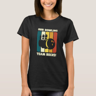 Camiseta Nossa Equipe De Boliches Enrola Pins De Boliche E