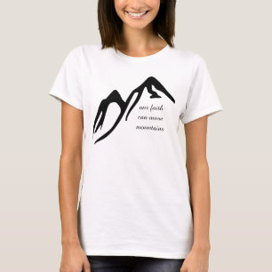 Camiseta Nossa fé pode mover montanhas