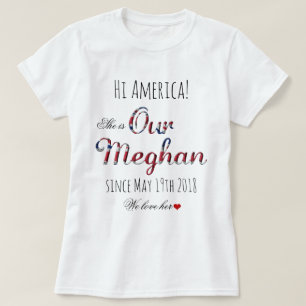Camiseta Nossa Meghan Markle, Reino Unido, diversão Real D